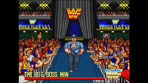 WRESTLEFEST ROYAL RUMBLE WWF Battle Royal THE BIG BOSS MAN - Wrestling SALA GIOCHI