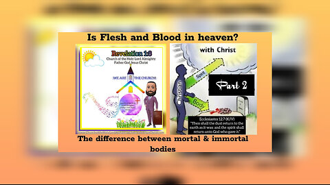 New Sermon: Flesh & Blood or Spiritual bodies, Mortal or Immortal, Corruption or Incorruption Part 2