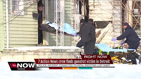 7 Action News crew calls 911 after finding gunshot victim in Detroit