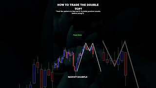 How To Trade The Double Top Pattern?#upwcapital #doubletop #trading