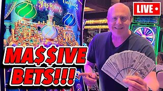 🔴 I HAVE $50,000 CASH, LET’S GAMBLE LIVE AT THE CASINO!