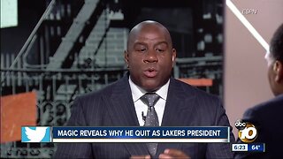 Why Magic quit Lakers