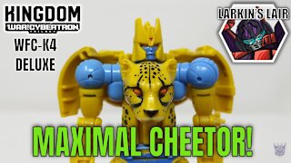 Transformers Kingdom Deluxe Cheetor Review WFC-K4 (Retail Release), Larkin's Lair