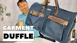 THE BEST GARMENT BAG! Converts into a Duffel Bag by Modoker Review
