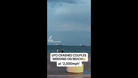 ufo crashes wedding