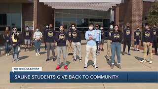 Saline students give back to community