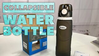 Kemier Collapsible Foldable Silicone Water Bottle Review