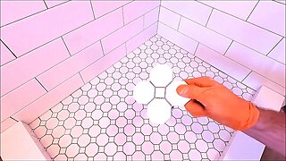 Modern Shower Tile Design White Ceramics