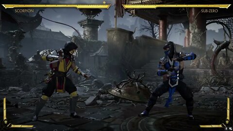 Mortal Kombat 11 rodando no pc fraco no mínimo possível