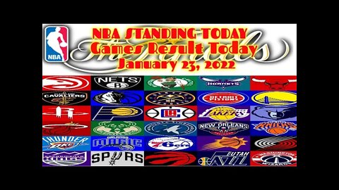 #NBA #NBA STANDINGS TODAY AS OF JANUARY 23, 2022 #NBA UPDATE TODAY #NBA GAME RESULTS TODAY