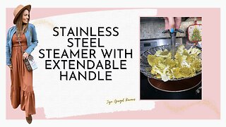 stainless steel steamer with extendable handle review