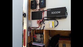 E14 Electrical System:Solar - 12 Volt - Shore Power - Cargo Trailer Conversion To Travel Trailer