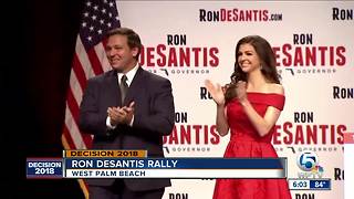 Ron DeSantis holds rally in West Palm Beach
