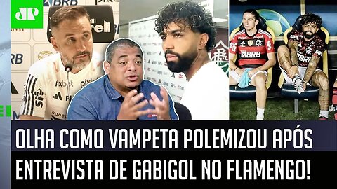 "ISSO VAI DAR MER#@! É NÍTIDO que o Gabigol tá..." Vampeta POLEMIZA após ENTREVISTA no Flamengo!
