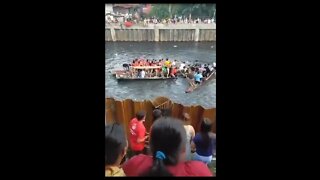 Raw Video: Tragedy at Taguig River Festival, boat collision results in 1 death