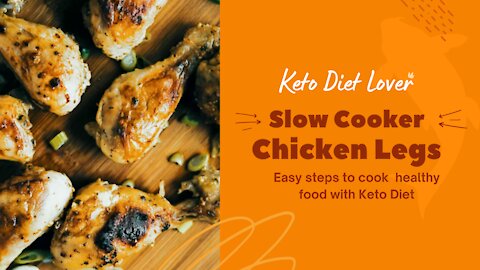 Slow Cooker Chicken Legs | Keto Diet Recipes