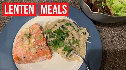 Salmon and Pasta - A Meatless Meal for Lent