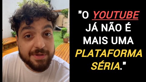 Monark mandando a real sobre o Youtube.