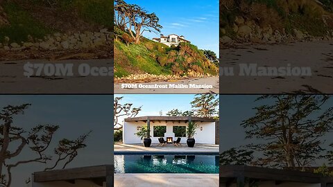 Kim Kardashian's $70M Oceanfront Malibu Mansion 🌊🏠 #shorts