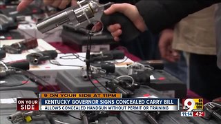 Kentucky governor signs unlicensed concealed carry bill