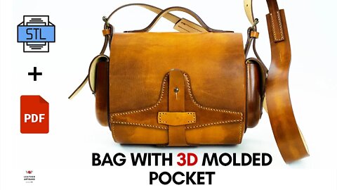 How to Make a Leather Bag with 3D Printed Molds for Pockets/Pouches