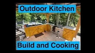 Outdoor kitchen Build and Cooking