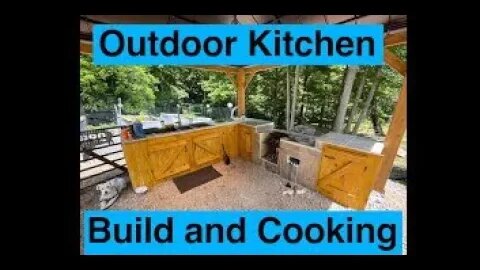 Outdoor kitchen Build and Cooking