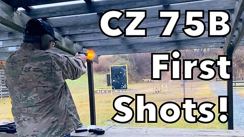 Shooting the CZ75B for the First Time.