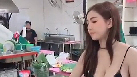 Thai Lan - Cawaii Kanom Jurarak beautiful girls spread professional salad