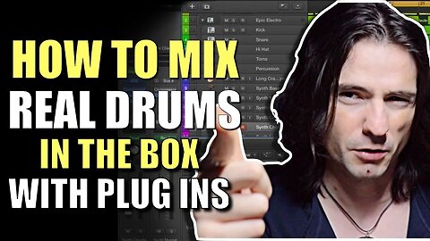 How to Mix Real Drums in the Box | Mixing Drums with Plug ins