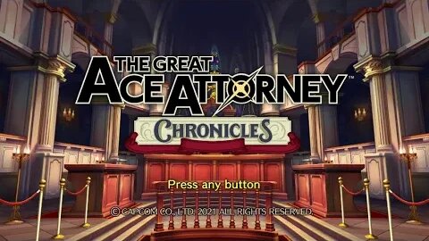 The Great Ace Attorney 2: Resolve Day 13. No Mic. Not Feeling Up For It.