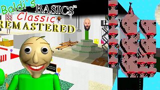 Getting Baldi's Basics Classic Remastered Secret Endings!