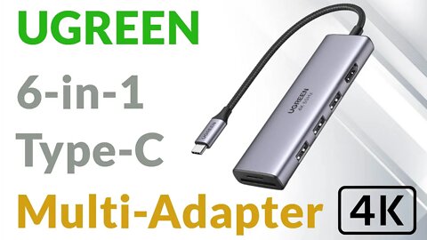 UGREEN 6-in-1 4k 60Hz USB C HUB - Converts your phone into a TV Box