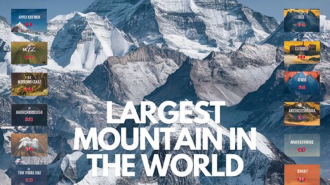 top 10 largest mountain in the world
