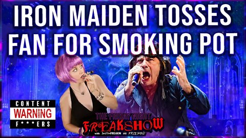 No Smoking Show: Iron Maiden’s Bruce Dickinson Admonishes Fan For Lighting Up A Joint At Concert