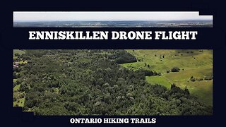 Enniskillen Conservation Area Drone Flight Over The Forest.