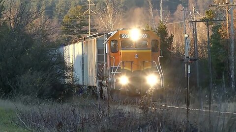 Sunday Switching At Dusk After Daylight Savings Ruins The Day! #trains #trainvideo | Jason Asselin