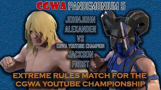 EXTREME RULES MATCH FOR THE YOUTUBE CHAMPIONSHIP | CGWA Pandemonium 5 | WWE 2K22 Universe Mode |