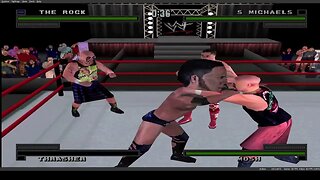 wwf attitude ps1: War match #3 #wwe