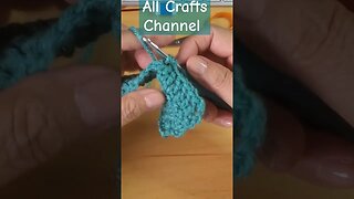 How to crochet the Back Post Double Crochet