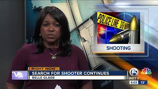 Search for shooter in Belle Glade