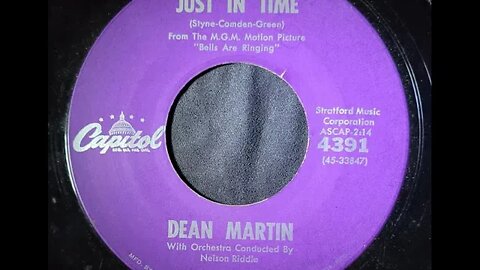 Dean Martin, Nelson Riddle – Just in Time