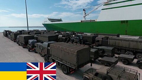 UK and NATO's Largest Ever Military Aid Arrives Near Ukraine as Kyiv Fights Off Russian Invasion