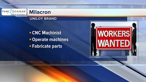 Milacron hiring CNC machinists, mold and tool makers