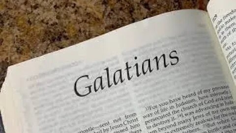 (Ch. 3:19-25) Galatians in Context