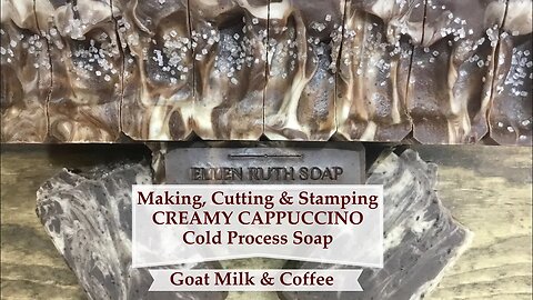 GOAT MILK CREAMY CAPPUCCINO w/ Organic Coffee & New Swirl technique! | Ellen Ruth Soap