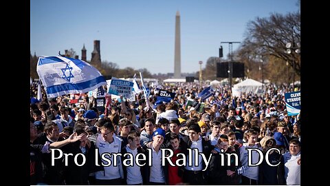 Israel support rally in DC and tempers flair in capital building
