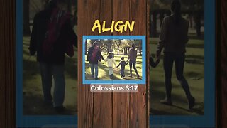 TODAY’S WORD: ALIGN 🙏〰🏁✝️