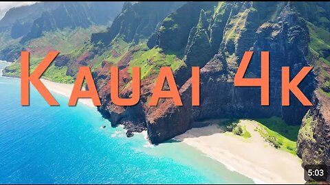 Kauai Hawaii 4K- The Garden Island