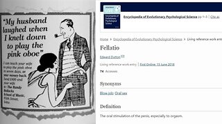 What Are The Evolutionary Reasons for Fellatio / Oral Sex?